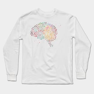 Circuit board brain Long Sleeve T-Shirt